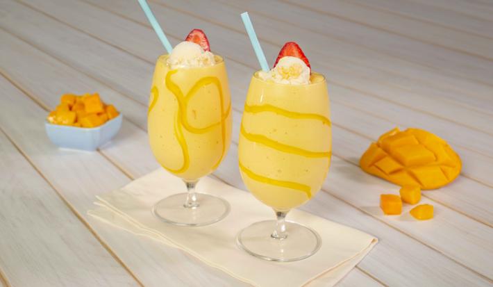 Malteada de dulce de mango