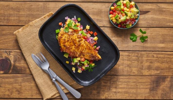Receta de Pollo Ranchero con pico de gallo