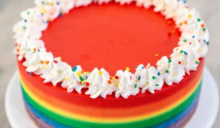 Cheesecake arcoiris