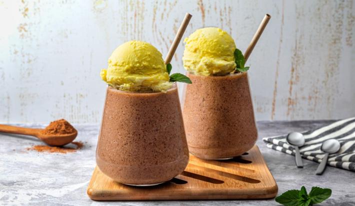 Chocolate Frío con Helado