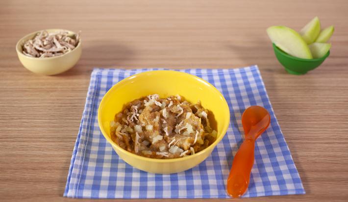 pure de verdura con pollo pure de verdura con pollo