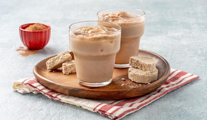 Agua de Mazapán con Chocolate Agua de Mazapán con Chocolate