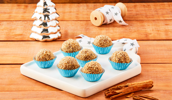 Trufas de dulce de leche y nuez
