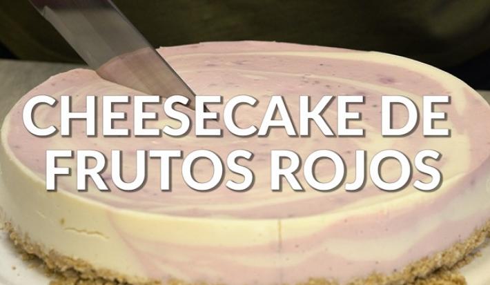 Cheesecake frío de frutos rojos