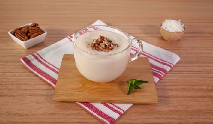 Atole de coco y nuez
