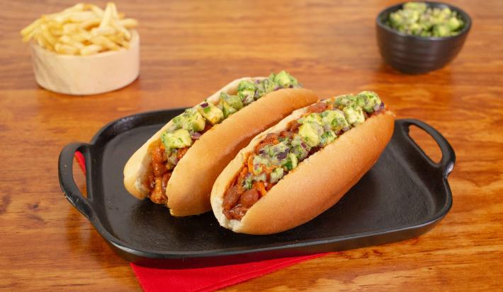 Chili dog de pollo