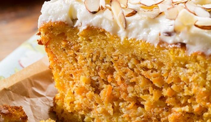 Panqué de zanahoria y almendra Panqué de zanahoria y almendra