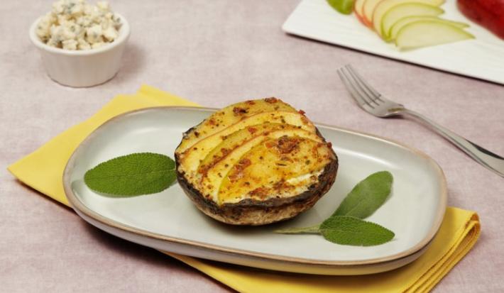 Portobello de Queso y Pera