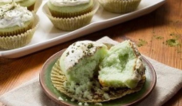 Cupcakes de té verde Cupcakes de té verde