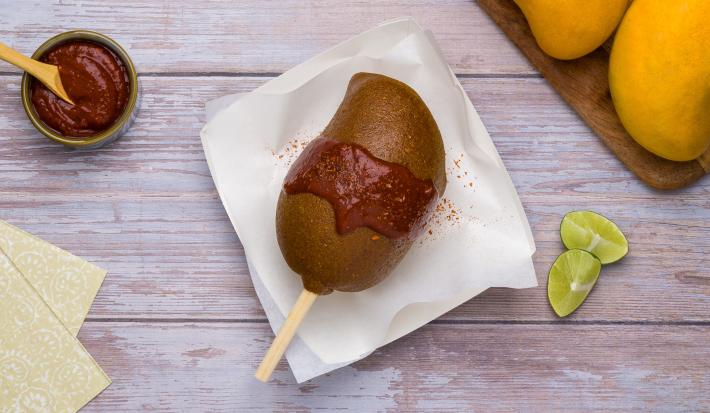 Paletas de Mango Picante