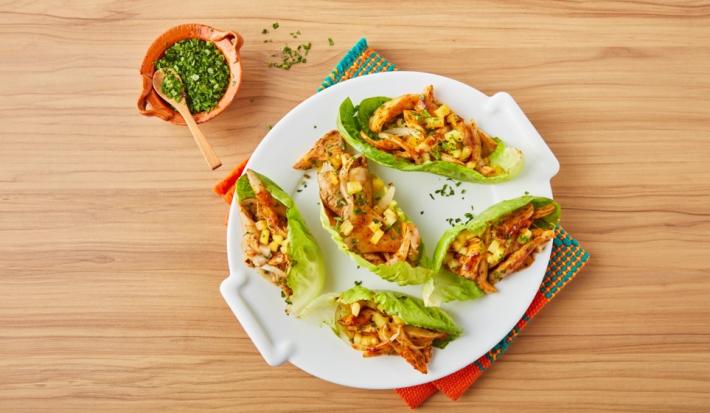 Tacos de setas al pastor