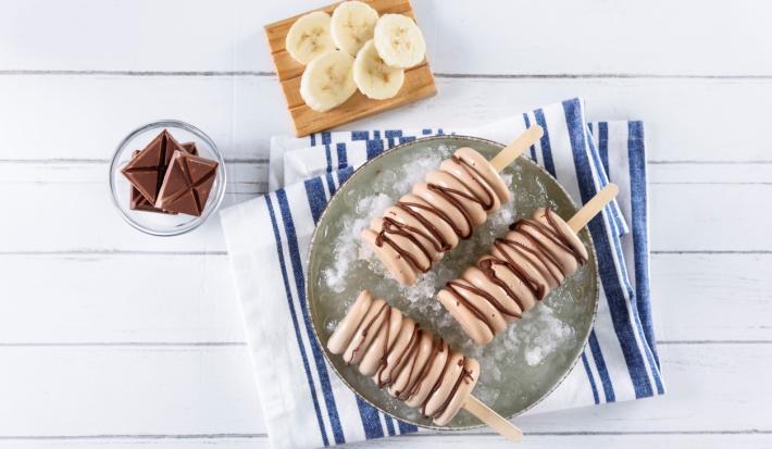 Paletas de Choco Plátano