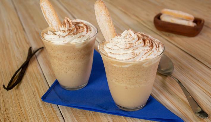 Frappé de tiramisú