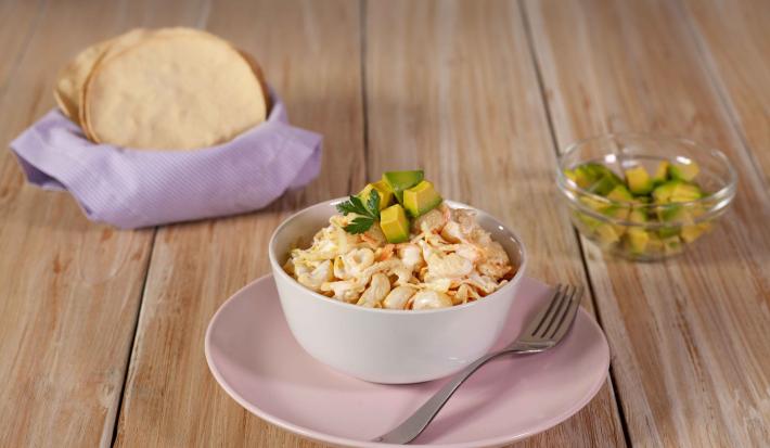 Sopa fría de coditos Sopa fría de coditos