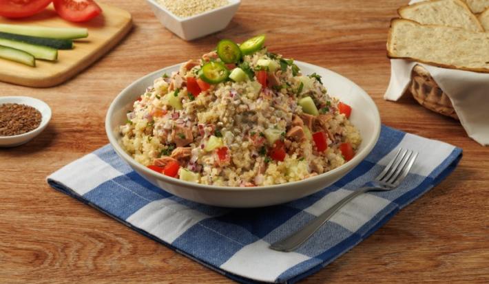 Ensalada de Atún con Quinoa y Linaza