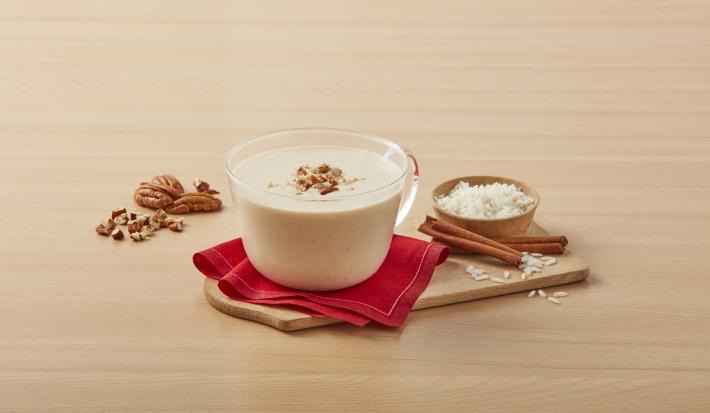 Atole de arroz con nuez Atole de arroz con nuez