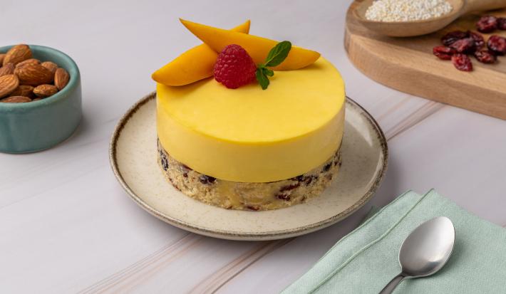 Cheesecake de Mango con Yogurt Cheesecake de Mango con Yogurt