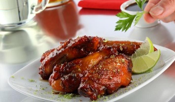 Alitas glaseadas