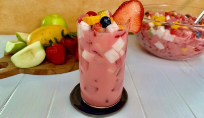 Agua de Futas al Estilo Coreano