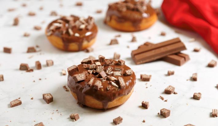 Donas con KitKat