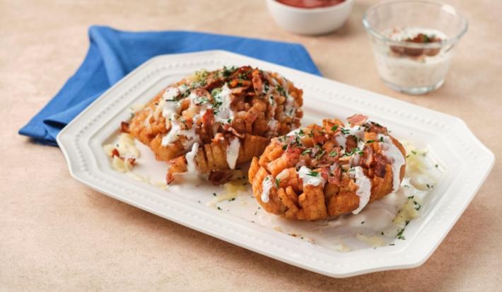 PAPAS CRUNCHY preparada con Media Crema NESTLÉ®