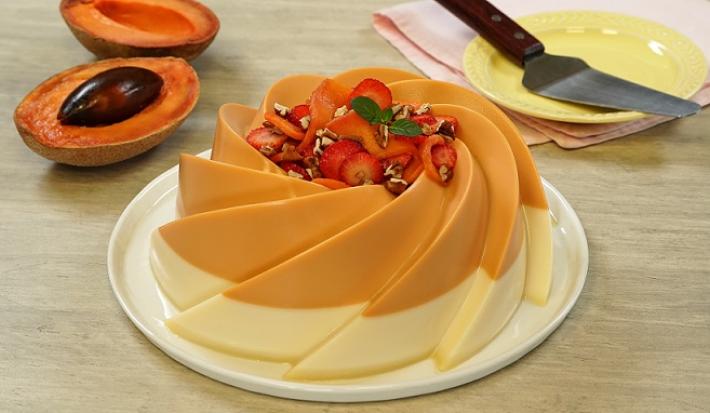 Gelatina de 3 leches con mamey Gelatina de 3 leches con mamey