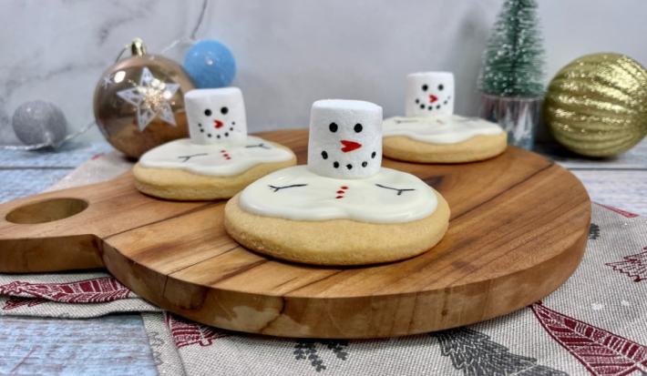 Galletas de Muñeco de Nieve