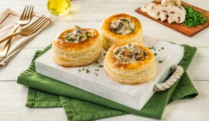 Volovanes de Champiñones