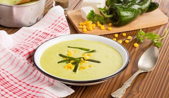 crema de rajas con queso crema de rajas con queso
