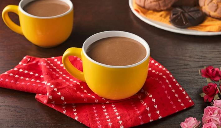ATOLE de CONCHA de CHOCOLATE preparado con Chocolate para Mesa ABUELITA®