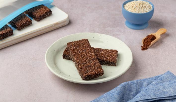 Barritas de Amaranto y Chocolate