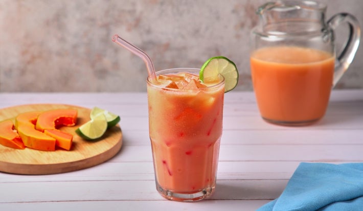 Agua de Papaya con Limón