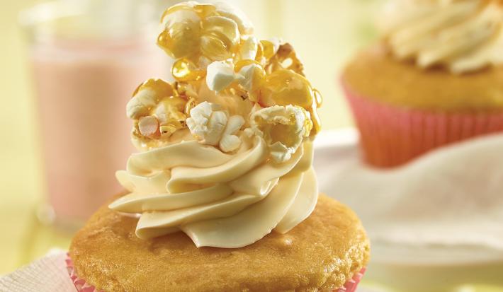 Cupcakes de palomitas Cupcakes de palomitas