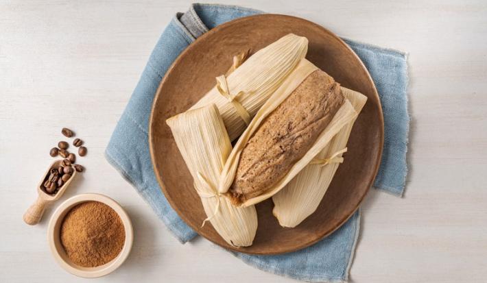 Tamales de Chocolate con Café
