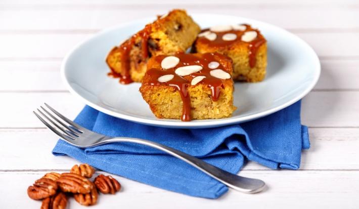 PAN de ELOTE con DULCE de LECHE preparado con LA LECHERA®