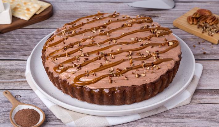 Mostachón de Chocolate con Dulce de Leche