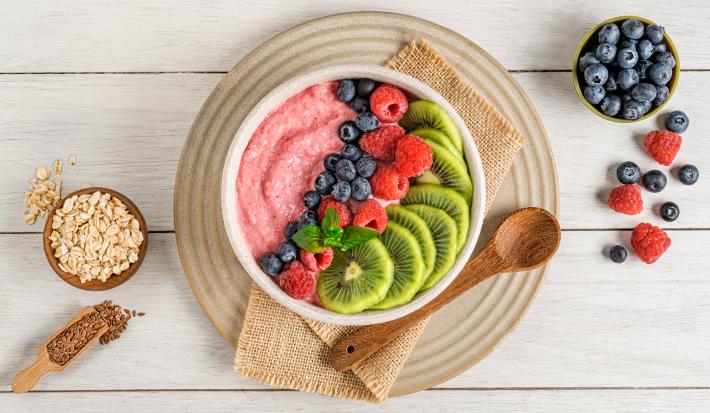 Smoothie Bowl de Frambuesas