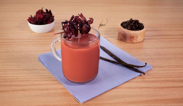 café con jamaica
