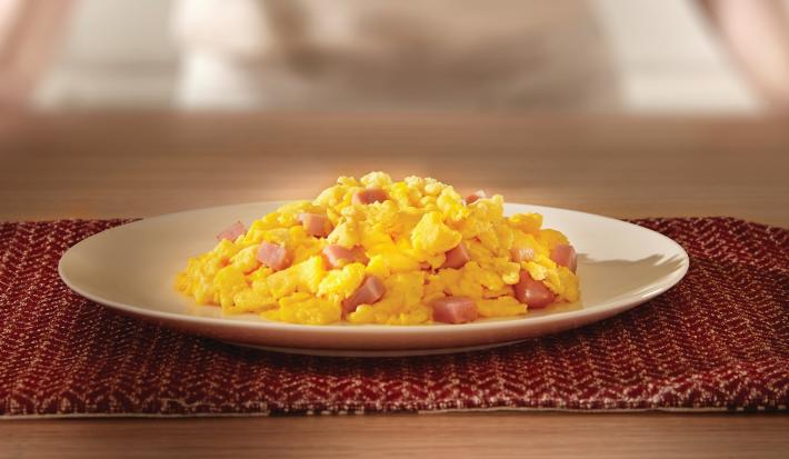 Huevos Revueltos con Jamón