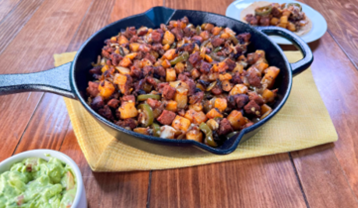 Alambre de Chorizo y Papa