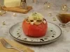 Jitomate Relleno con Vinagreta de Uva