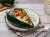 Chiles Rellenos de Camarón con Queso