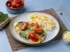 Pescado con Espinacas y Queso