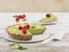 Postre frío de limón y aguacate