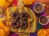 Donas de Pan de Muerto con Chocolate
