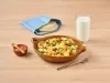 Cazuela de Huevo con Calabacitas y Frijol