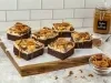 Brownie Cheesecake con Caramelo