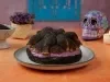 Pan de Muerto Relleno de Camote Morado