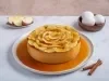 Flan con Manzana