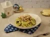 Espagueti con Carne en Salsa de Poblano